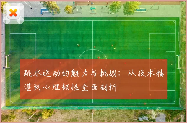 跳水运动的魅力与挑战：从技术精湛到心理韧性全面剖析